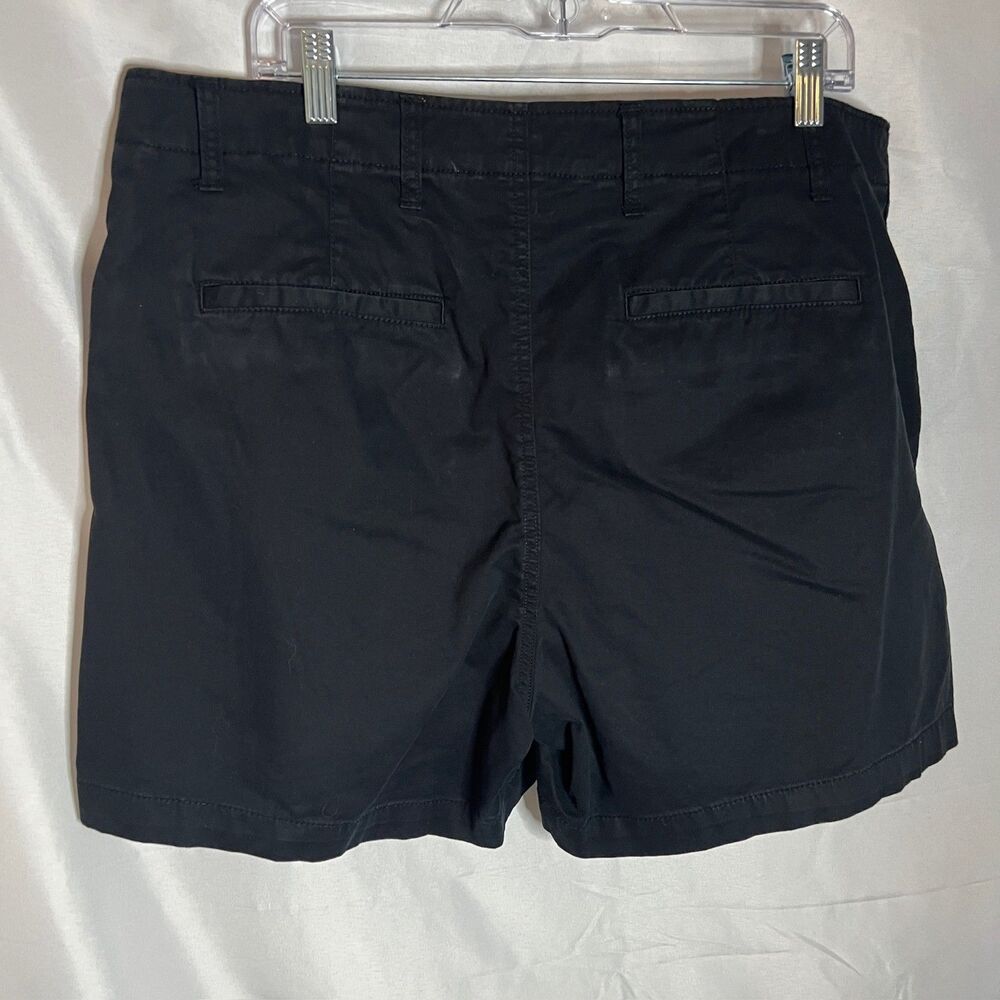 Gap Womens Chino Shorts Black Size 16 - Picture 2 of 5